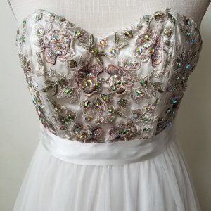 Formal White Evening Dress